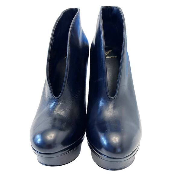 B BRIAN ATWOOD Fortosa Leather Platform Bootie 8 1/2 - Picture 3 of 16